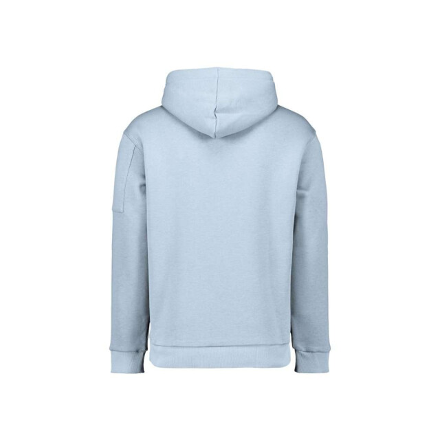 No Excess Sweater hooded brushed dusty blue 29130850-138 large