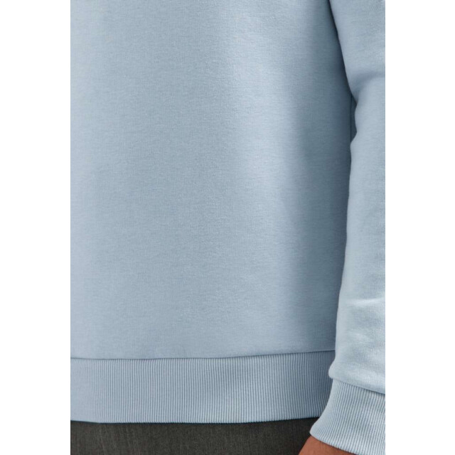 No Excess Sweater hooded brushed dusty blue 29130850-138 large