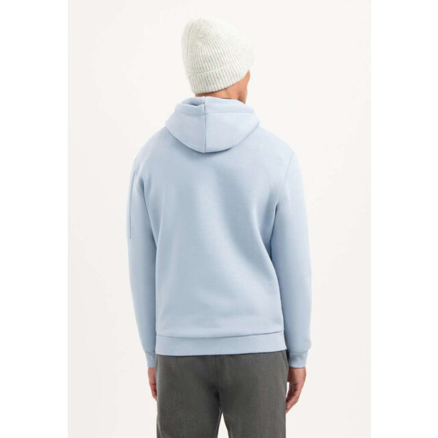 No Excess Sweater hooded brushed dusty blue 29130850-138 large