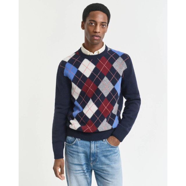 Gant Pullover 8060102 arqyle c- Gant Pullover 8060102 ARQYLE C- large