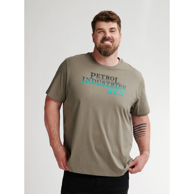 Petrol Industries Heren shirt- m-3050-tsr6020 6174 mossy stone Petrol M 3050 TSR6020 6174MossyStone large