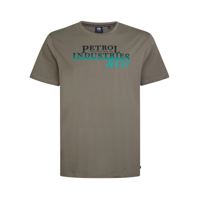 Petrol Industries Heren shirt- m-3050-tsr6020 6174 mossy stone Petrol M 3050 TSR6020 6174MossyStone large