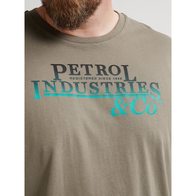 Petrol Industries Heren shirt- m-3050-tsr6020 6174 mossy stone Petrol M 3050 TSR6020 6174MossyStone large