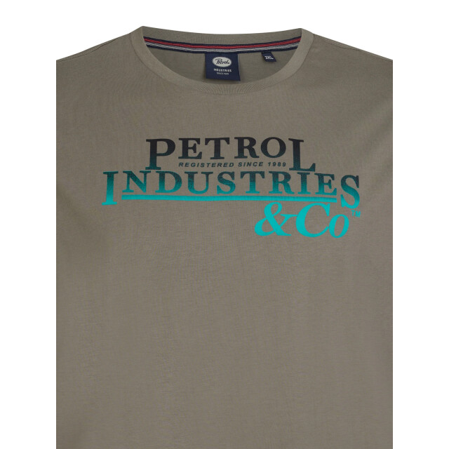 Petrol Industries Heren shirt- m-3050-tsr6020 6174 mossy stone Petrol M 3050 TSR6020 6174MossyStone large