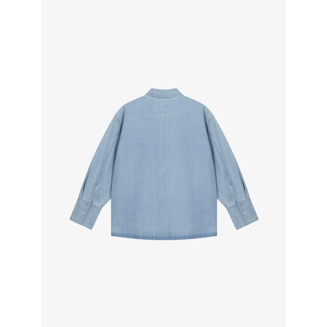 Refined Department Dames blouse jealy denim light blue R2508970697-200 large