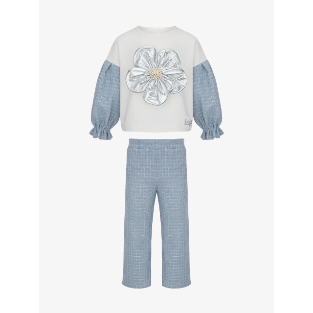 Daga Meisjes joggingpak blue mirage M-10222-10223 large
