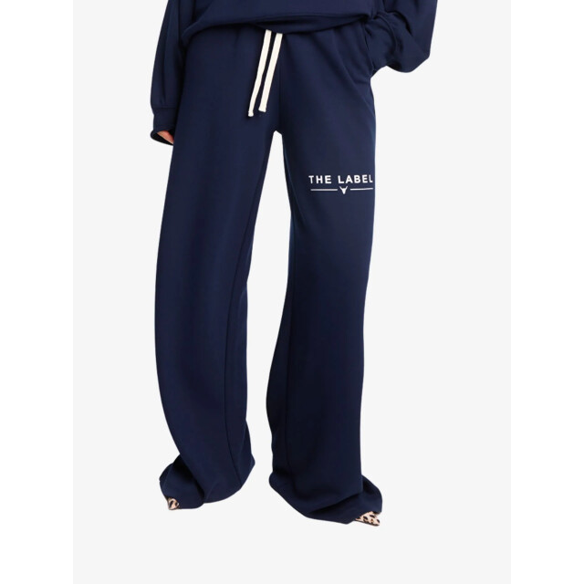 Alix The Label Dames joggingbroek wide leg scuba navy 2508160403-203 large