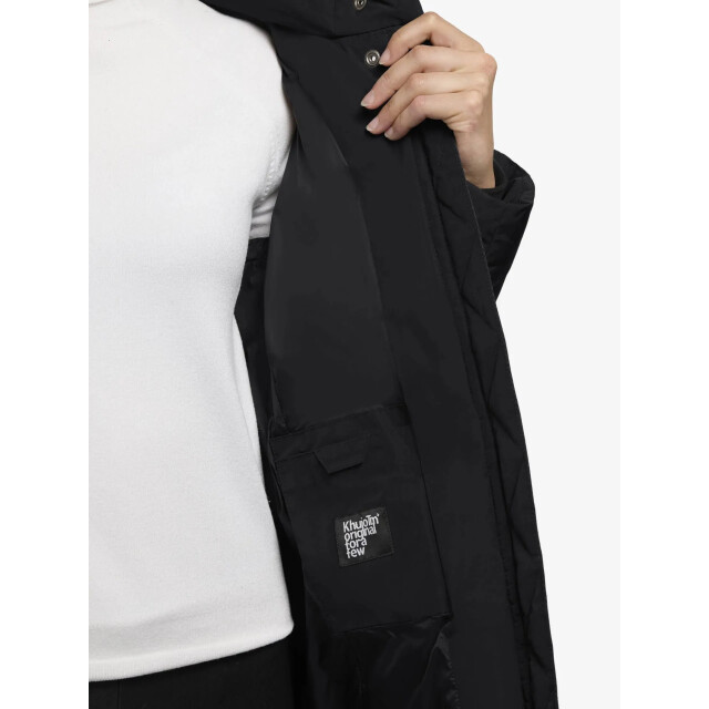 Khujo Lange winterjas sensy black SENSY-BLACK large