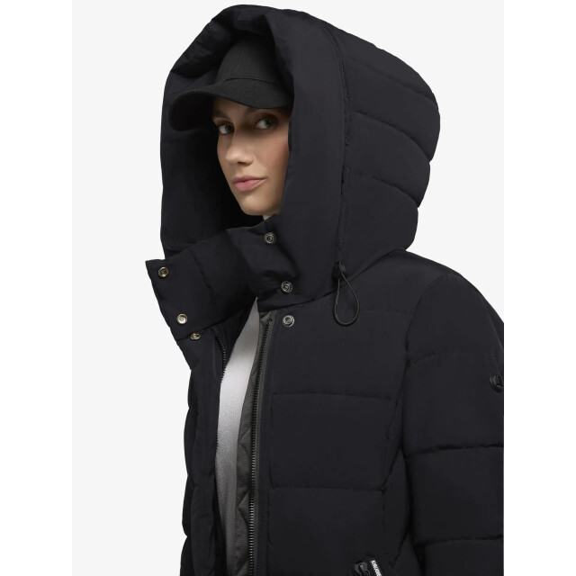 Khujo Lange winterjas sensy black SENSY-BLACK large