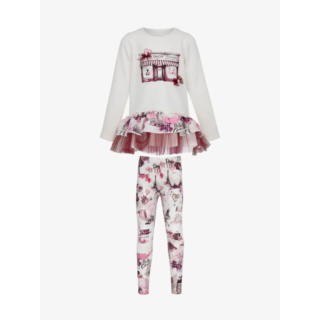 Daga Meisjes set legging fashion street M-10376-10379 large