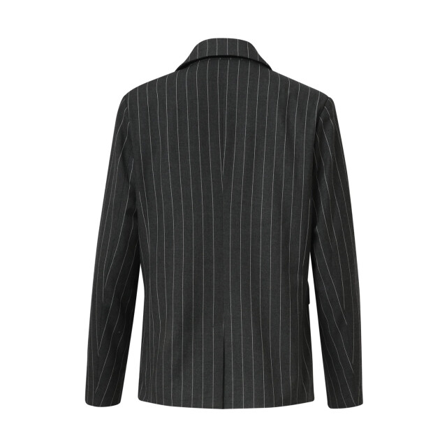Smashed Lemon Grijs en wit pinstriped blazer | 25642-925-000 large