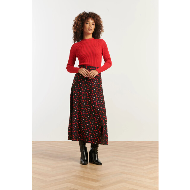 Smashed Lemon Damesgestreept gebreide top | 25513-450-470 large
