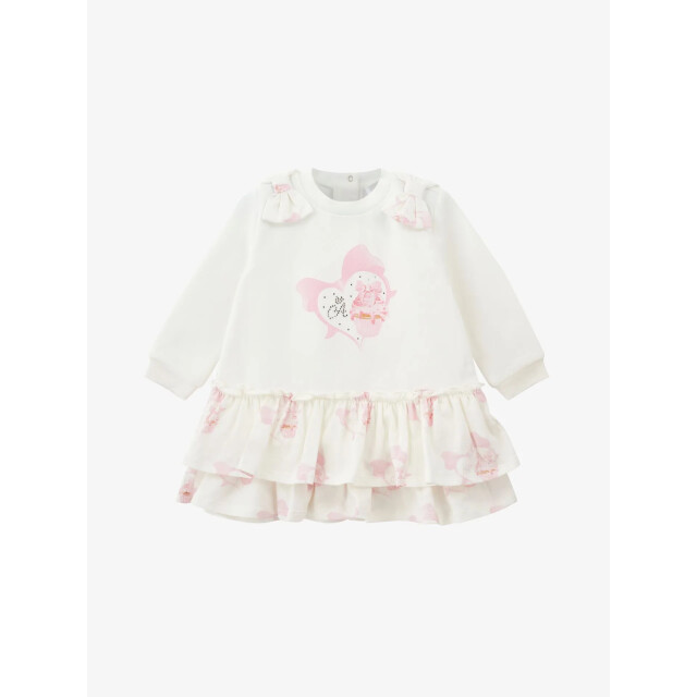 ADee Meisjes baby jurk juliet snow white LA25307-1200-SNOW-WHITE large
