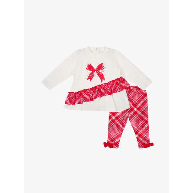ADee Meisjes baby set legging kiara snow white LA25403-1200-SNOW-WHITE large