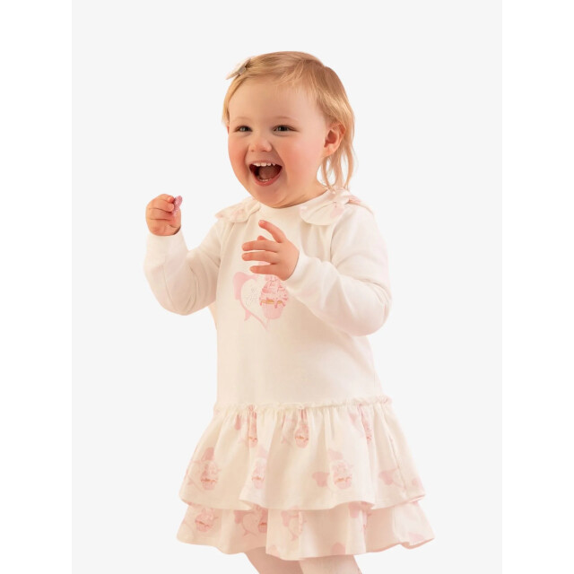ADee Meisjes baby jurk juliet snow white LA25307-1200-SNOW-WHITE large