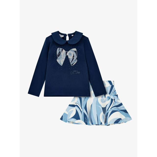 ADee Meisjes set rok nellie heritage navy W253528-6902-HERITAGE-NAVY large