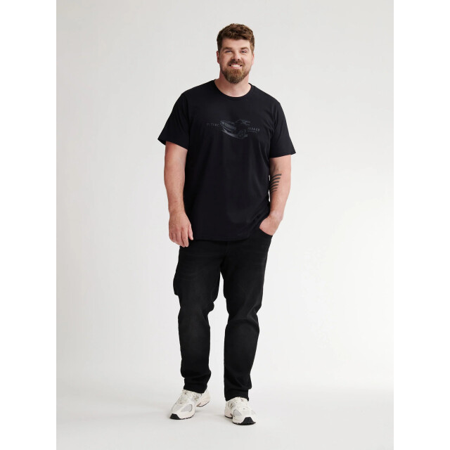 Petrol Industries Heren shirt- m-3050-tsr6050 9999 black Petrol M 3050 TSR6050 9111DeepBlack large