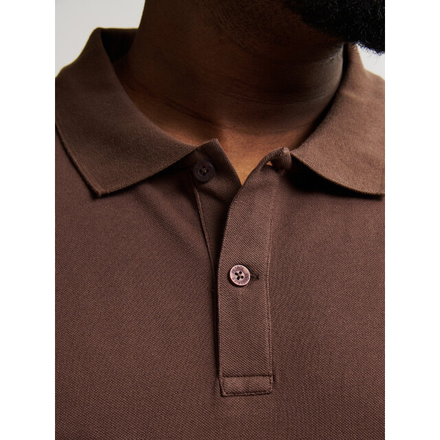 Petrol Industries Heren polo m-3050-pol0020- 7144 mud Petrol Polo M 3050 POL0020 7144Mud large