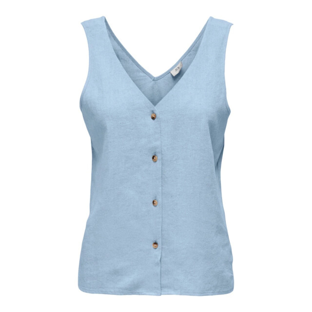 Jacqueline de Yong Say s/l linen v-neck top 15317387 large
