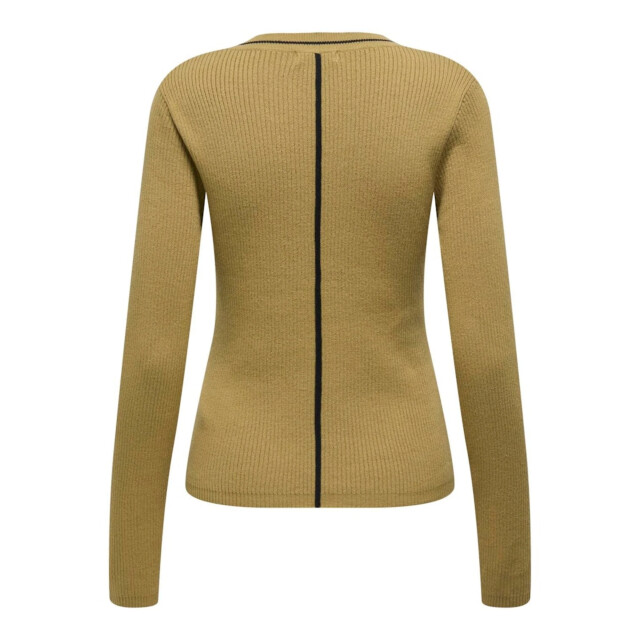 Jacqueline de Yong Josie l/s contrast rib pullover 15338993 large