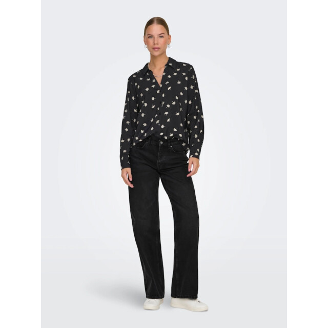 Jacqueline de Yong Camille l/s loose v-neck shirt 15339012 large