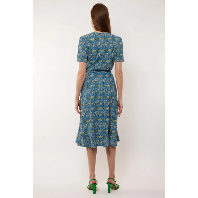 G-Maxx Anastasia jurk korenblauw 24ZZG05-612734 large