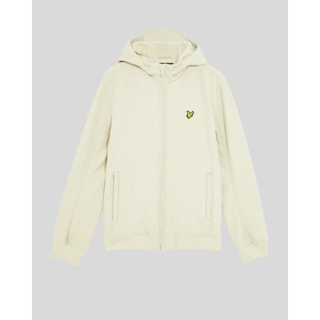 Lyle and Scott Grey Taupe/JK2110V Fleece Back Softshell large