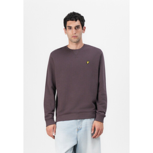 Lyle and Scott Ml424vog crew neck sweat espresso heren sweater Espresso/ML424VOG Crew Neck Sweat large