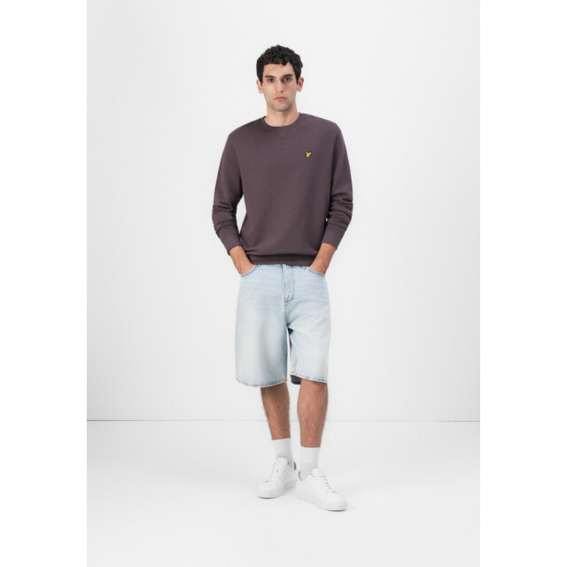 Lyle and Scott Ml424vog crew neck sweat espresso heren sweater Espresso/ML424VOG Crew Neck Sweat large