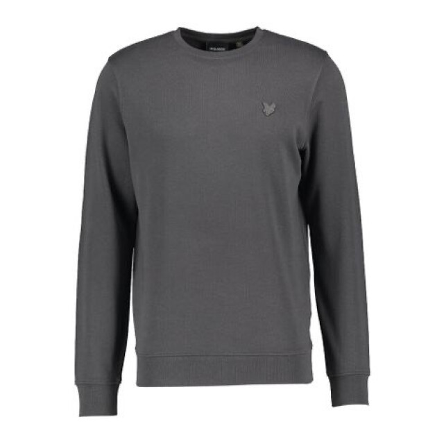 Lyle and Scott Ml2255ton superfine crew gun metal  heren sweater Gun Metal/ML2255TON Superfine Crew large