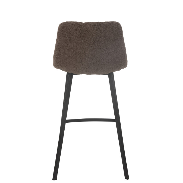 J-Line Bar chair kent metal/polyester brown 46338 large