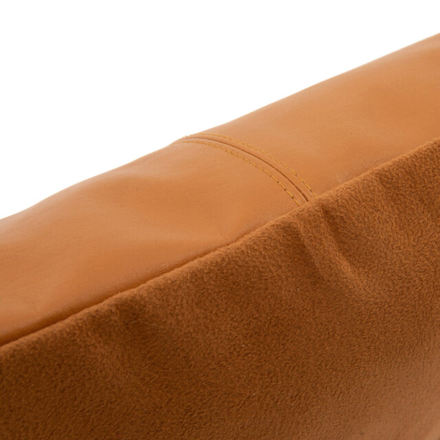 Bazar Bizar The four panel leather cushion cover camel 40x40 INPG001Ca-40x40 large