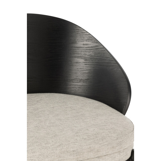 J-Line Bar chair lone ply wood/metal black/grey 45757 large