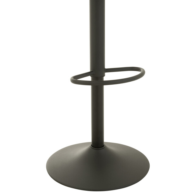 J-Line Barstool wood/metal black 35003 large