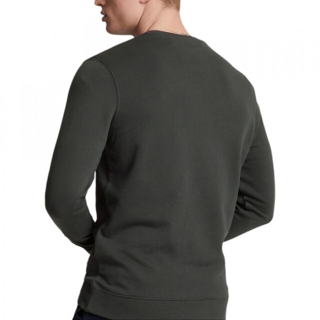 Lyle and Scott Ml2255ton superfine crew gun metal  heren sweater Gun Metal/ML2255TON Superfine Crew large