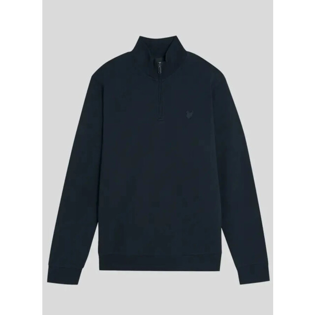 Lyle and Scott Ml2258ton superfine zip dark navy heren sweater Dark Navy/ML2258TON Superfine Zip large