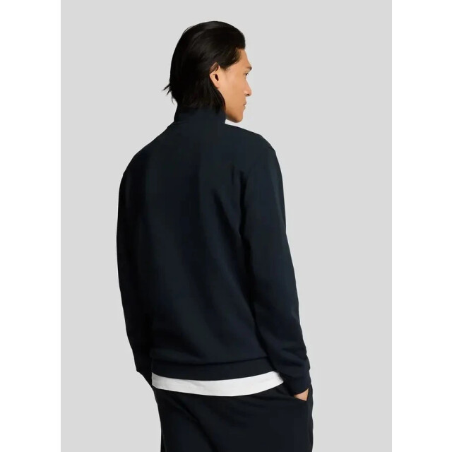 Lyle and Scott Ml2258ton superfine zip dark navy heren sweater Dark Navy/ML2258TON Superfine Zip large