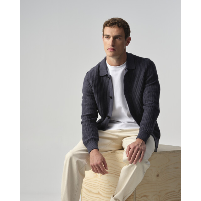 J.C. Rags Bank polo long sleeve 099175-002-M large