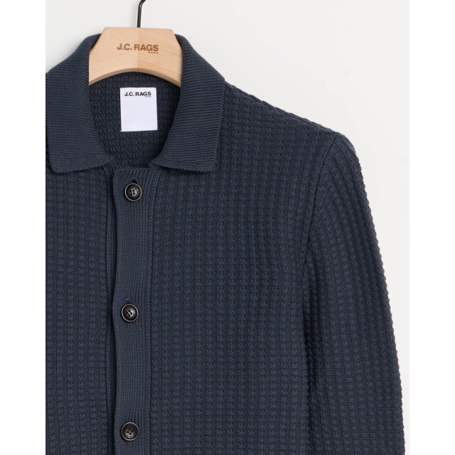 J.C. Rags Bank polo long sleeve 099175-002-M large