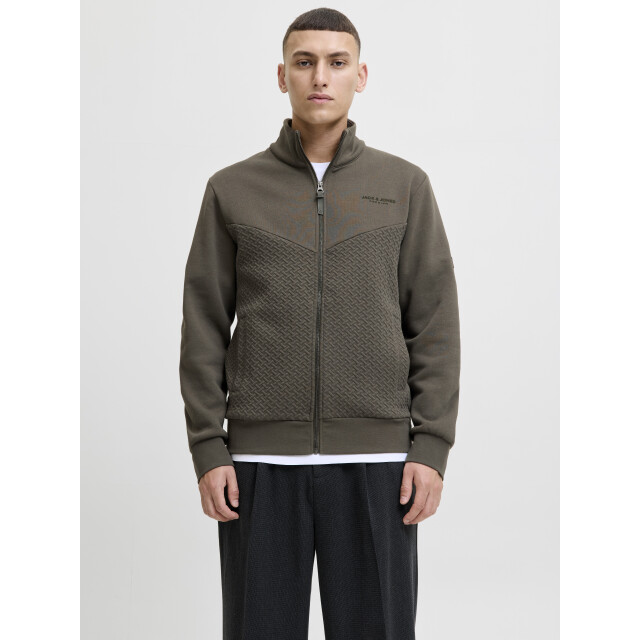 Jack & Jones Jprblufrankie sweat zip high neck 12275675 large