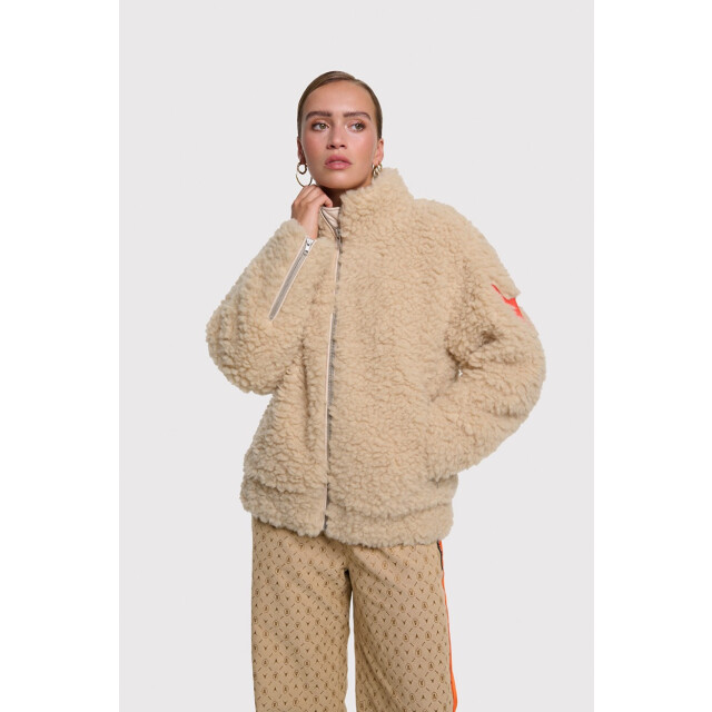 Alix The Label Teddy coat zand 4509.04.0003 large