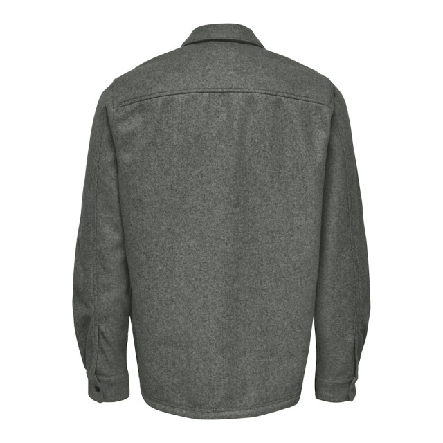 Only & Sons Onsash ovr woolen look pkt ls shirt oud 5309.23.0006 large