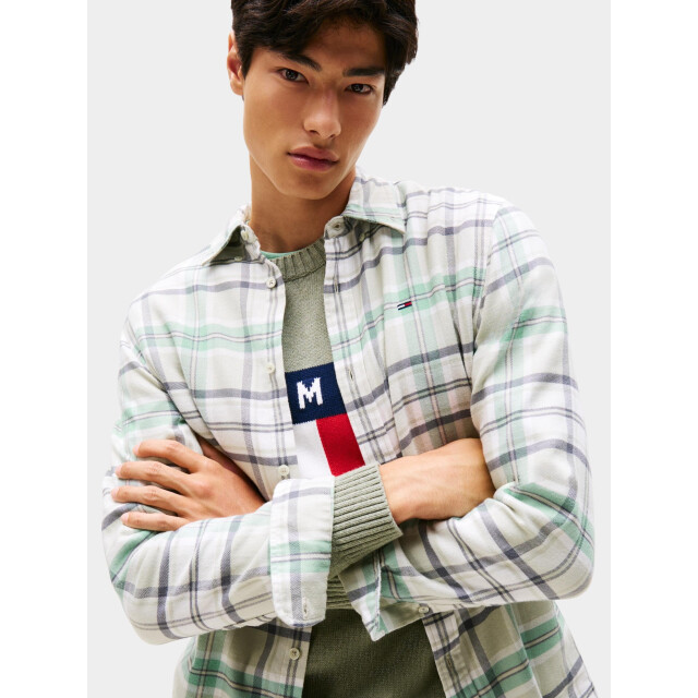 Tommy Hilfiger Overshirt tjm reg flannel check shirt e dm0dm22024/0h7 199188 large