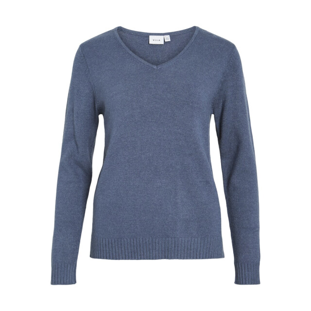 Vila 14042769 viril v-neck l/s knit top noos 14042769 large