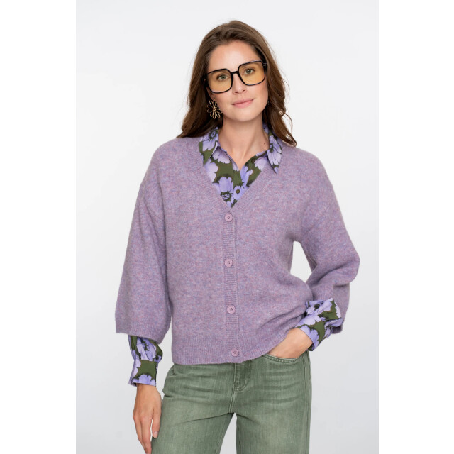 Geisha 54532-14 300 cardigan v-neck 3/4 sleeves lilac 54532-14 300 large
