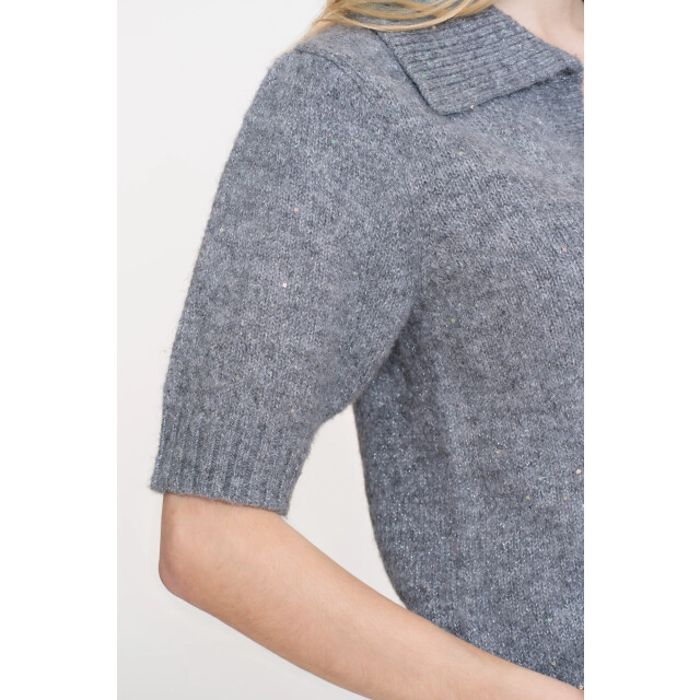 Geisha 54540-14 925 pullover v-neck lurex & secq grey/silver 54540-14 925 large