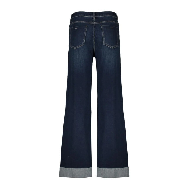 Geisha 51544-10 850 jeans wide turn-up black denim tinted 51544-10 850 large