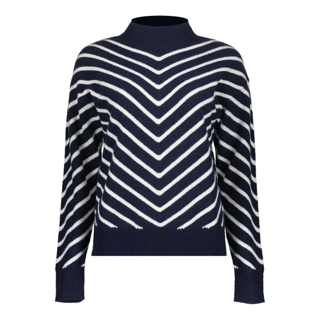 Geisha 54504-10 675 pull stripes turtleneck navy/offwhite 54504-10 675 large