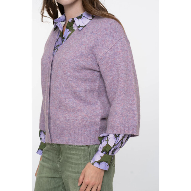 Geisha 54532-14 300 cardigan v-neck 3/4 sleeves lilac 54532-14 300 large