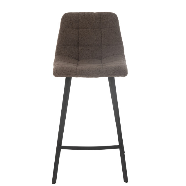 J-Line Bar chair kent metal/polyester brown 46338 large